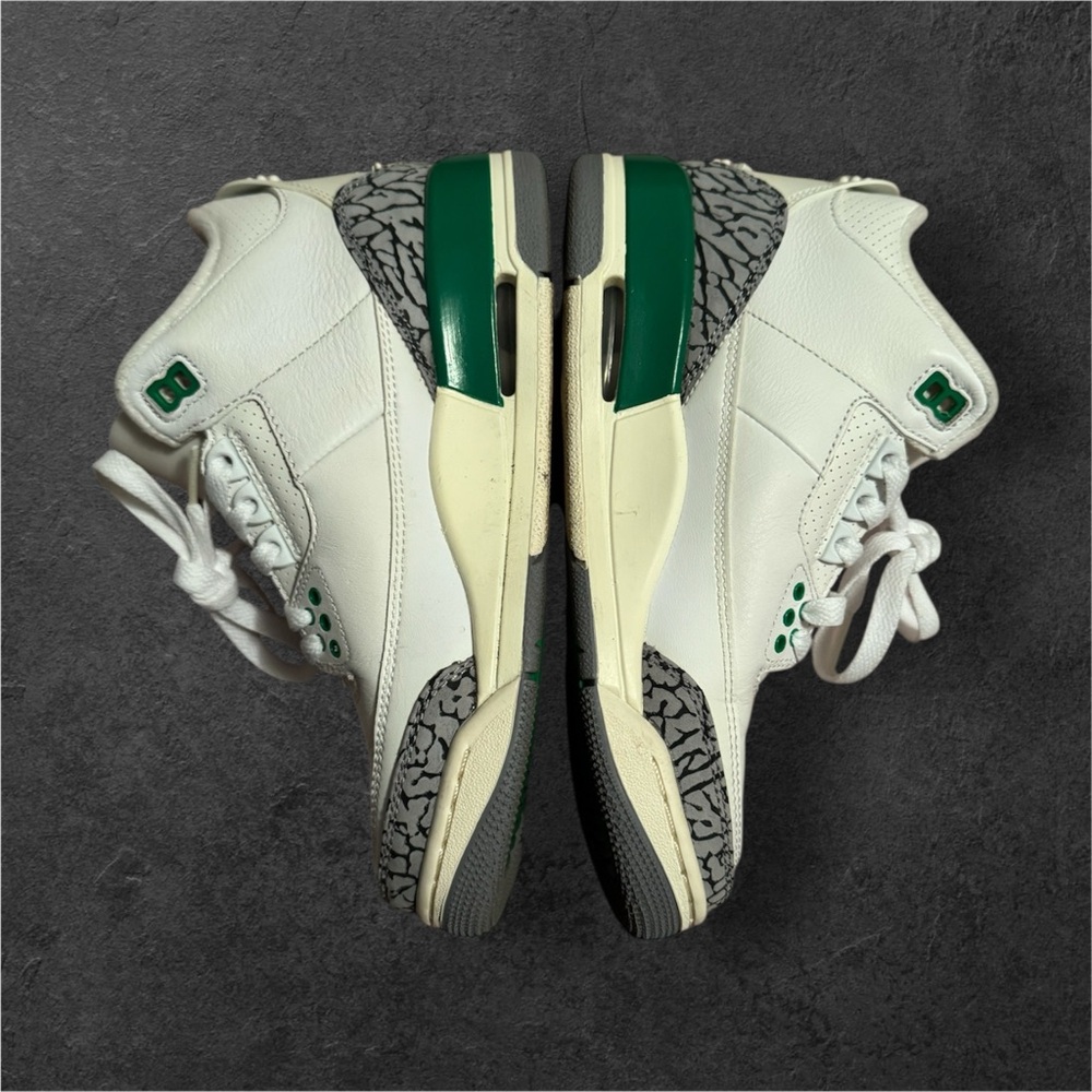 Air Jordan 3 Retro “Lucky Green” – Worn Once - Picture 3 of 9